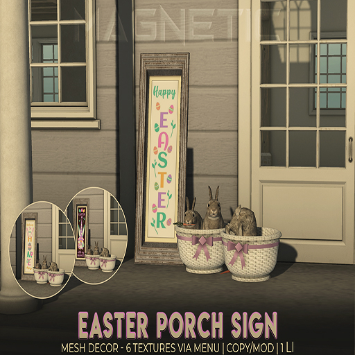 Magnetic - Easter Porch Sign