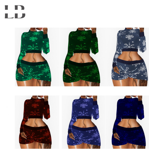 LB PEEKABOO CHRISTMAS SET (FATPACK)