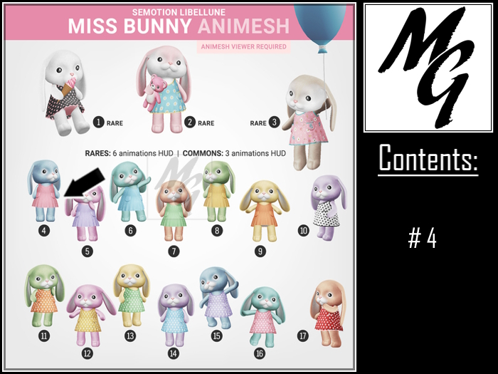 SEmotion Libellune Miss Bunny Animesh #4