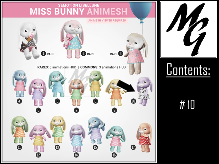SEmotion Libellune Miss Bunny Animesh #10