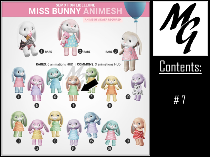 SEmotion Libellune Miss Bunny Animesh #7