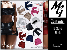 8. Vague - Montclaire Skirt Black - LEGACY