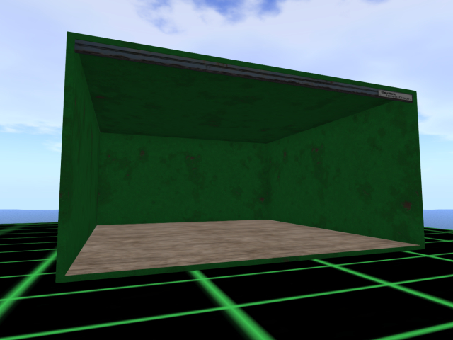 Meshback 8x8 green container