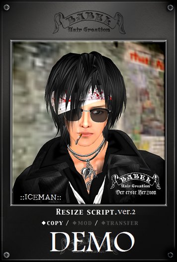 +BABEL+ICEMAN  Resize Hair DEMO