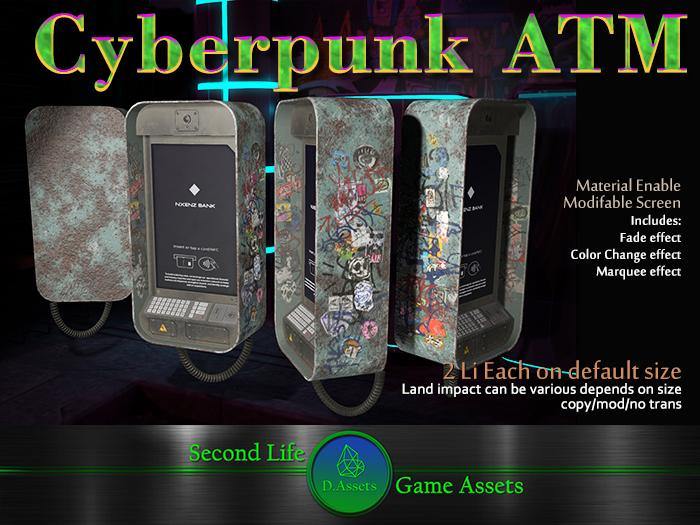 :D.Assets: - Cyberpunk ATM Machine [ADD ME]