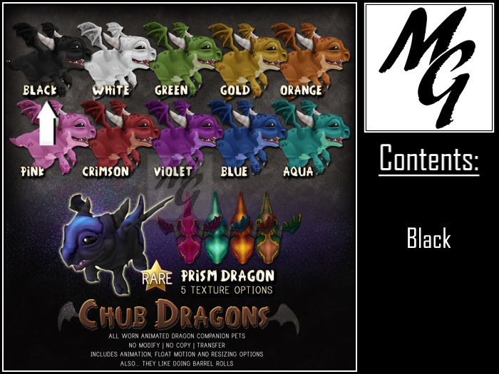 JIAN Chub Dragons (BOX) Black