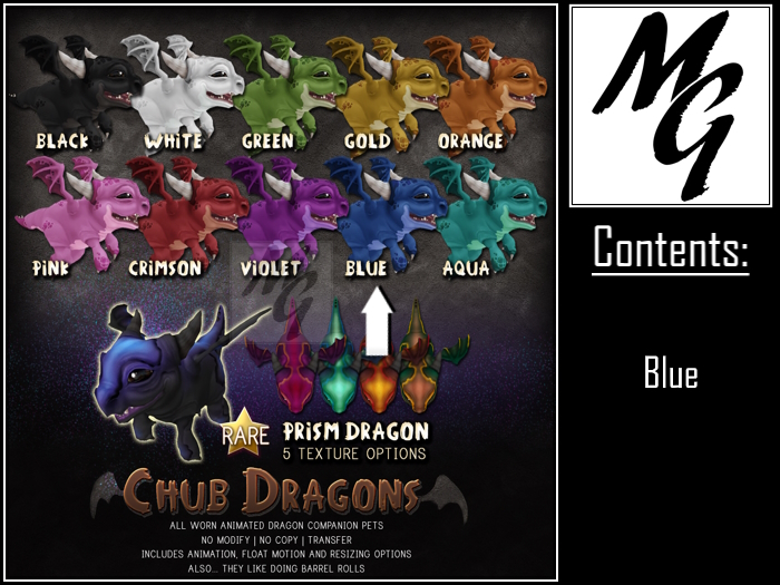 JIAN Chub Dragons (BOX) Blue