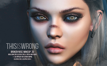 THIS IS WRONG Broken nose makeup 3D
