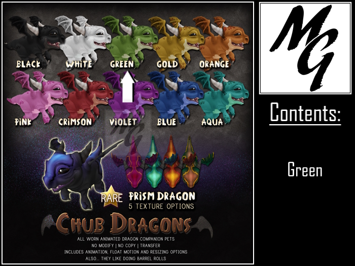 JIAN Chub Dragons (BOX) Green