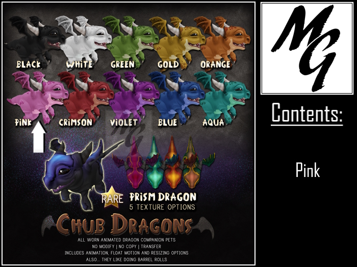 JIAN Chub Dragons (BOX) Pink