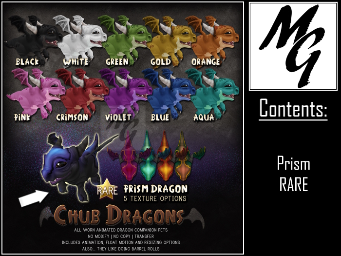 JIAN Chub Dragons (BOX) Prism RARE