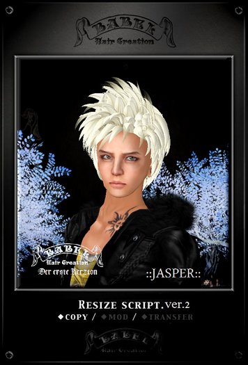 +BABEL+Jasper Resize Hair onyx