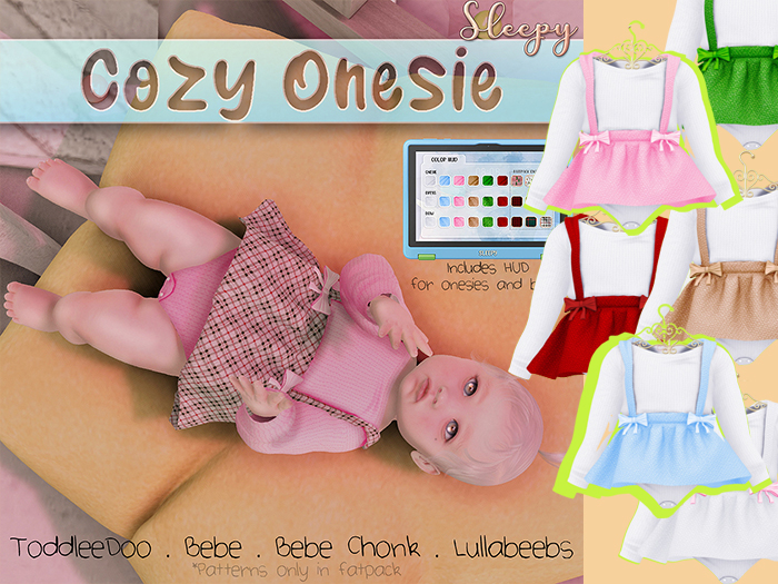 Sleepy. Cozy Onesie Fatpack *add*