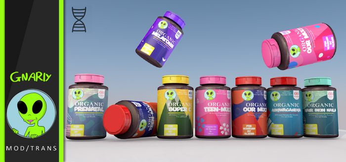 Second Life Marketplace - Gnarly. - Vitamins - Hair, Skin & Nails