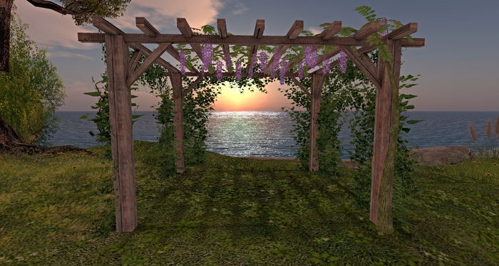 CJ Naxos Wisteria Garden Pergola 3 diff. Texture
