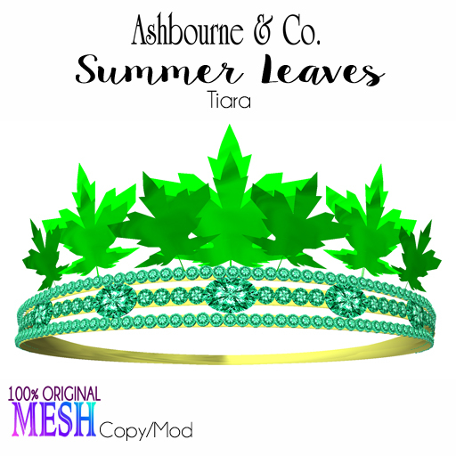 Ashbourne & Co. Summer Leaves Tiara