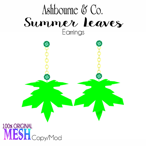 Ashbourne & Co. Summer Leaves Earrings