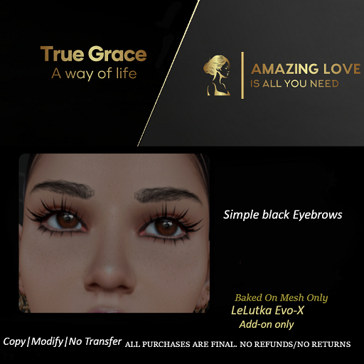 Simple Black Eyebrows