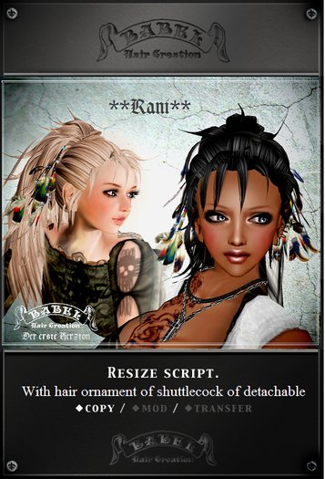 +BABEL+Rani resize hair FATPACK