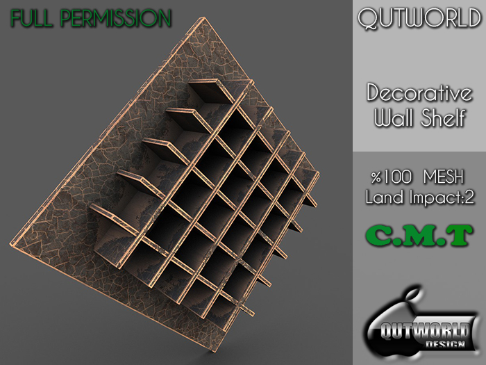 .::QUTWORLD Decorative Wall Shelf::.FP 