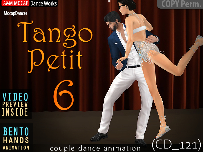 Tango Ranch Double Life Second Life Marketplace - A&M: CD_121 Tango Petit 6 - couple dance ...