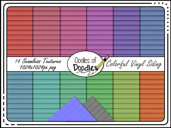 Oodles of Doodles - Colorful Vinyl Siding