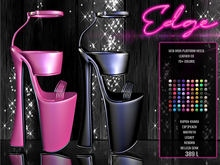 Edge Leather,Ultra High Platform Heels, 70+ Colors,Luna Chelsea,Platform Heels,Ulta High,Platform Heels,Ulta High,Platfo