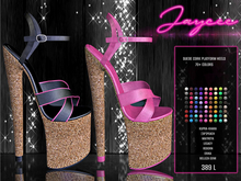 Jaycee Suede Cork Platform Heels, 70 + colors,.Luna Chelsea,,Platform Heels,,Platform Heels,,Platform Heels,,Platform He