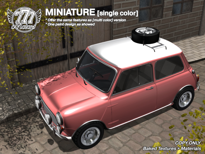 [777-lite] Miniature - Pink (boxed)
