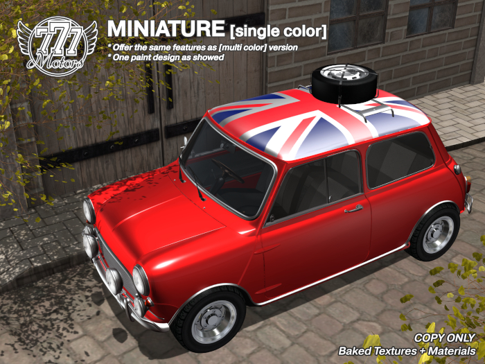 [777-lite] Miniature - Red (boxed)