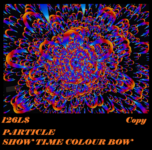 PARTICLE SHOW TIME COLOUR BOW