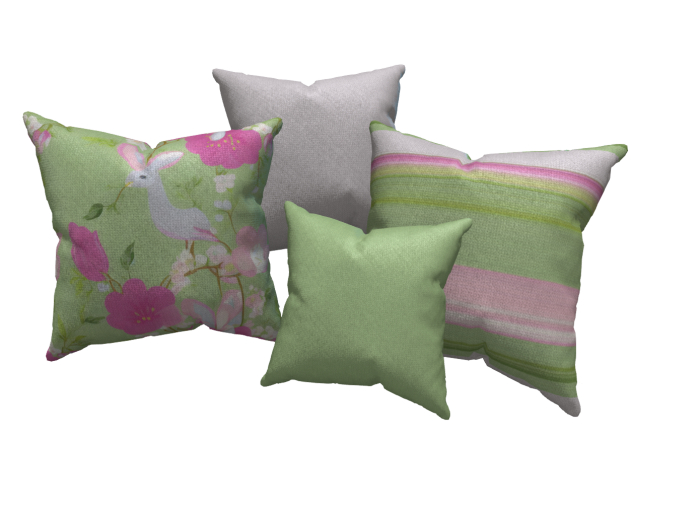 TEXTURE-Set AZ Rabbird (cmt) in a Pillows-Box