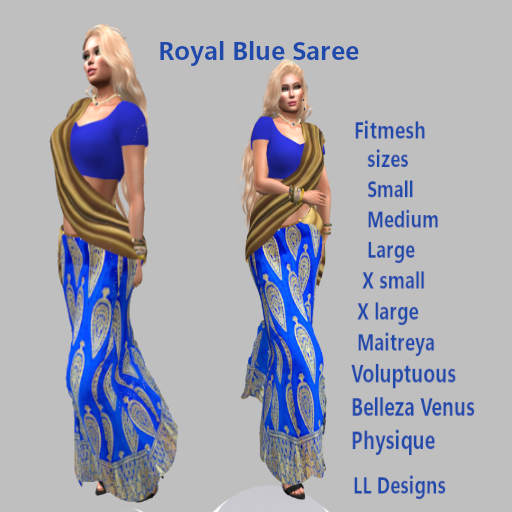 Royal Blue Saree
