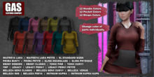 GAS [Ladies Hoodie Juliane - 12 Colors w/HUD FATPACK] Demo
