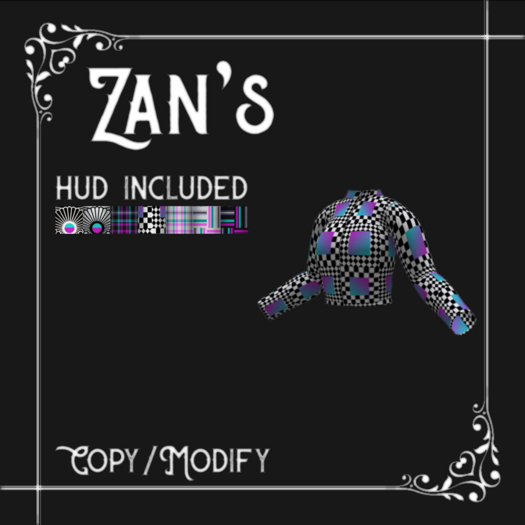 Zan's zipper jacket Style 2