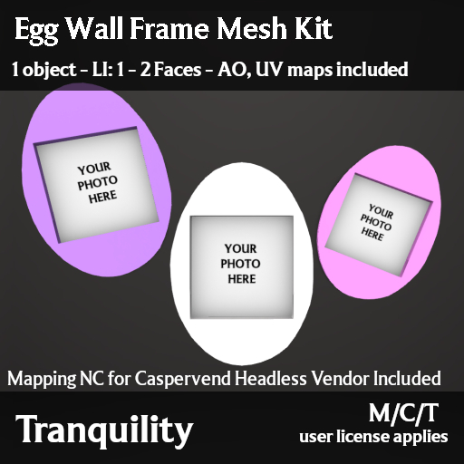 Tranquility - Egg Wall Frame Mesh Kit