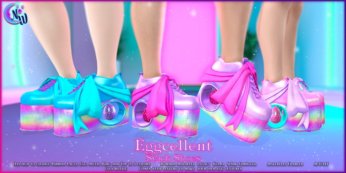 *NeverWish* Eggcellent Stack Shoes