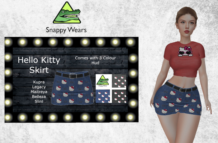 Snappy \\ Hello Kitty Skirt