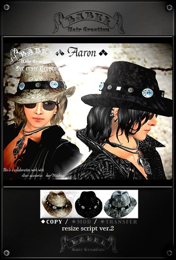 **BABEL**Aaron Bison Hat   Hair resize  FATPACK
