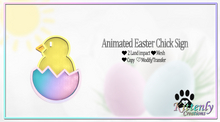 Kittenly Creations - Easter Chick Neon
