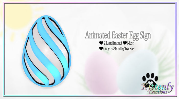Kittenly Creations - Easter Egg Neon