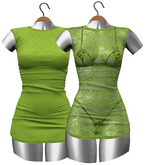 RIOT / Zooey Dress - Lime