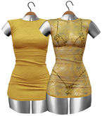 RIOT / Zooey Dress - Goldenrod