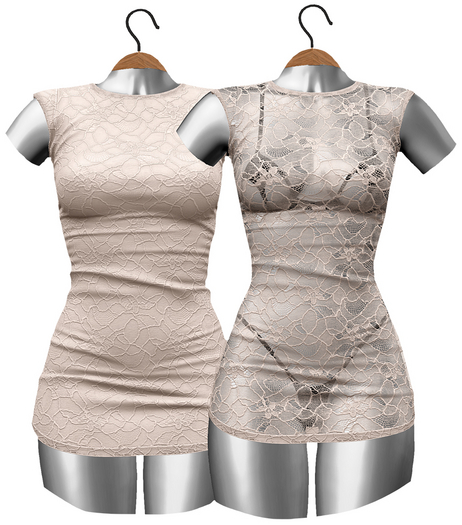 RIOT / Zooey Dress - Ghost