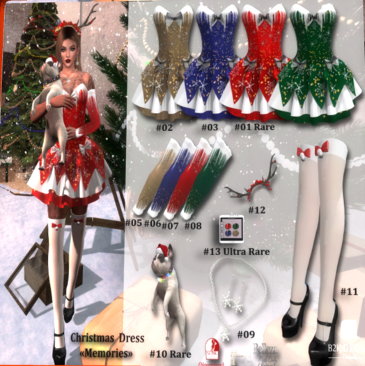 ..::B2K Design::..Christmas Gacha " Memories" # 06