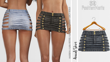 Denim Araceli Skirt - Maitreya Denim Skirt Reborn Denim Skirt Rolls Denim Skirt Legacy Denim Skirt