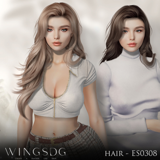 WINGS-HAIR-ES0308 Grays & Browns (Pack)