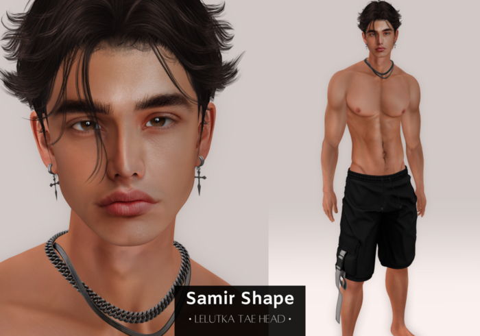 ⏩ [Stanley] Samir Shape Tae - Lelutka Tae Head Evox