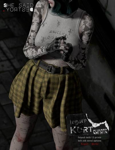 SSD. Kurt Shorts - Fatpack - Legacy , L. Perky