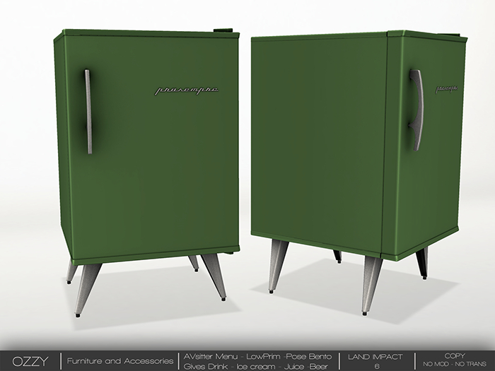[[OZZY]] Mini Fridge Retro - Militar